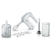 Миксер ручной Bosch MFQ4080 500Вт белый