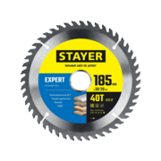 Диск пильный по дер. Stayer 3682-185-30-40_z01 d=185мм d(посад.)=30мм (торцовочные пилы)
