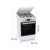 Плита Комбинированная Gorenje GK5C42WF-B белый (металлическая крышка) реш.чугун