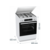 Плита Комбинированная Gorenje GKS6C71WF белый (металлическая крышка) реш.чугун