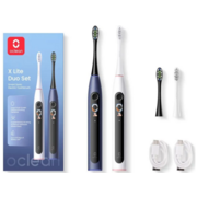 Набор электрических зубных щеток Oclean X Lite Duo Set N1801 синий/серый