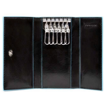 Ключница Piquadro Blue Square PC1396B2/N черный натур.кожа