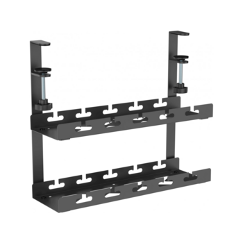 Кабель-канал Cactus CS-CM-400-2BK для столов 40x13.4x34.2см черный