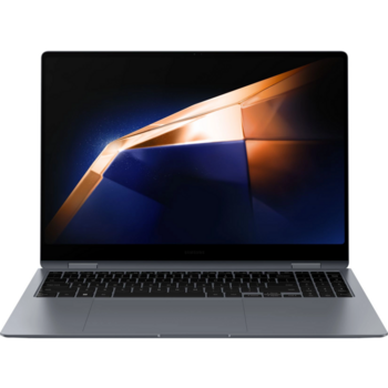 Ноутбук Samsung Galaxy Book 4 Pro 360 NP960 Core Ultra 7 155H 16Gb SSD512Gb Intel Arc 16" AMOLED Touch 3K (2880x1800) Windows 11 Home graphite WiFi BT Cam (NP960QGK-KG1IN)