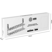 Кабель-канал Cactus CS-CM-700-2WT для столов 72.8x13.5x34.2см белый