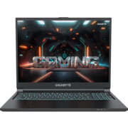 Ноутбук Gigabyte G6 Core i7 13620H 16Gb SSD512Gb NVIDIA GeForce RTX4050 6Gb 16" IPS FHD+ (1920x1200) FreeDOS black WiFi BT Cam (MF-H2KZ853KD)