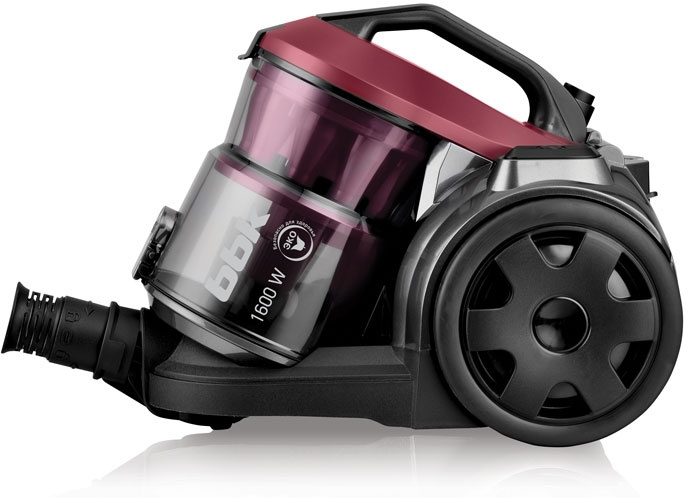 Пылесос BBK BV1502 (B/DC) black (Мощность 300/1600 Вт, Циклонный фильтр, Объем пылесборника 2л) (BV1502 (B/DC))