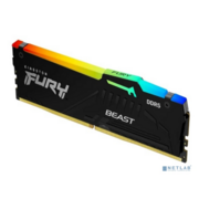Память DDR5 DIMM FURY Beast Black RGB 16Gb, 6000Mhz (KF560C30BBA-16)