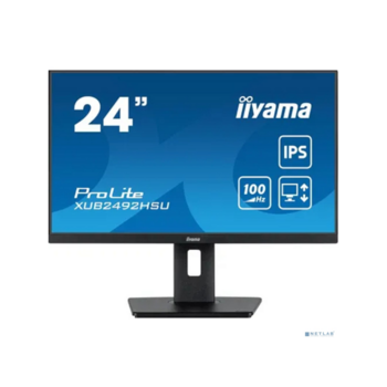 Монитор Iiyama 23.8" ProLite XUB2492HSU-B6 черный IPS LED 0.4ms 16:9 HDMI M/M матовая HAS Piv 250cd 178гр/178гр 1920x1080 100Hz DP FHD USB 4.9кг
