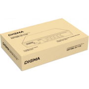 Коммутатор Digma DSP708G-2S-T135 (L2+) 8x1Гбит/с 2SFP 8PoE 8PoE+ 135W управляемый