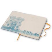 Блокнот Moleskine LIMITED EDITION I AM MILAN LEQP060IAMI Large 130х210мм 240стр. слоновая кость страницы линейка твердая обложка белый