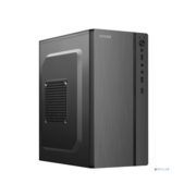 Корпус MiniTower Ginzzu B200, mATX, 2xUSB2.0, 1xUSB 3.0, черный,без БП, без вентиляторов