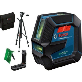 Нивелир лазерн. Bosch GLL 2-15 G & Tripod 2кл.лаз. 540нм цв.луч. зеленый 2луч. (0601063W01)