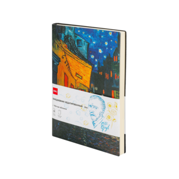 Ежедневник Deli VG CN146 A5 недатир. 136стр. ассорти Терраса кафе