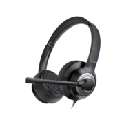 Наушники с микрофоном Acer OHW309 черный 2.8м накладные USB оголовье (ZL.HDSEE.004)