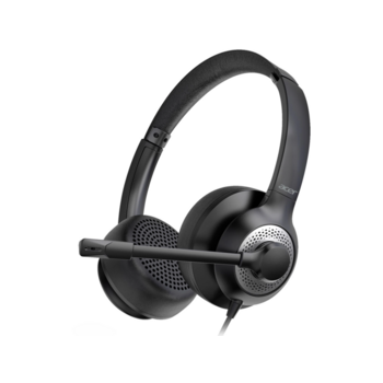 Наушники с микрофоном Acer OHW309 черный 2.8м накладные USB оголовье (ZL.HDSEE.004)