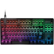 Клавиатура Steelseries Apex 9 TKL механическая черный USB Multimedia for gamer LED (подставка для запястий) (64847)