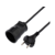Удлинитель силовой PROconnect ПВС (11-7103) 2x0.75кв.мм 1розет. 30м ПВС 6A пласт.рамка черный