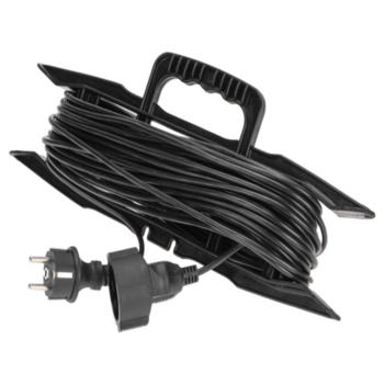 Удлинитель силовой PROconnect PROc-Uc (13-4914) 3x0.75кв.мм 1розет. 20м ПВС 6A пласт.рамка черный