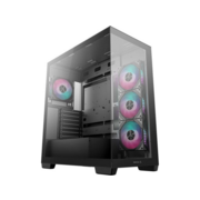 Корпус Deepcool CG580 4F черный без БП ATX 6x120mm 3x140mm 2xUSB3.0 audio bott PSU