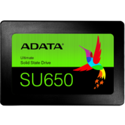 Твердотельный накопитель Твердотельный накопитель/ ADATA SSD Ultimate SU650, 480GB, 2.5" 7mm, SATA3, 3D TLC, R/W 520/450MB/s, IOPs 40 000/75 000, TBW 280, DWPD 0.5 (3 года)