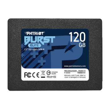 Накопитель SSD Patriot SATA-III 120GB PBE120GS25SSDR Burst Elite 2.5"