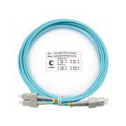 Cabeus FOP-50-SC-SC-3m Шнур оптический duplex SC-SC 50/125 mm OM3 3м LSZH