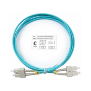 Cabeus FOP-50-SC-SC-2m Шнур оптический duplex SC-SC 50/125 mm OM3 2м LSZH