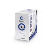 кабель Cabeus UTP-4P-Cat.5e-SOLID-LSZH-LIGHT Кабель витая пара UTP (U/UTP), категория 5e, 4 пары 0,47мм (24 AWG), одножильный, LSZH, нг(А)-HF, (305 м)