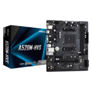 Материнская плата ASRock A520M-HVS (AM4/A520/2xDDR4/mATX/VGA, HDMI) (A520M-HVS)