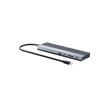 док-станция Docking Station WAVLINK USB-C Triple Display /85W PowerDelivery/2xUSB3.0/2xUSB2.0/1xUSB C/1xDP/2xHDMI/1xGigabit LAN/1xAudio In/Out/1xSD/Micro SD CardReader