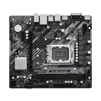 Материнская плата ASRock H610M-HDV/M.2 R2.0 (LGA1700/H610/2xDDR4/mATX/VGA, HDMI, DP) (H610M-HDV/M.2 R2.0)