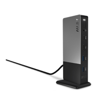 док-станция MSI USB-C Docking Station Gen 2 / 1xType-C(USB3.2Gen2/DP)/1xType-C USB3.2Gen2/2xType-A USB3.2Gen2/1xType-A USB2.0/1xHDMI2.1/1xDP/1xRJ45/1xComboJack/150W adapter