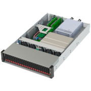 Сервер НТ "Яхонт-УВМ Б41"(НИКА.466533.347) 2U Rack, 4хЭльбрус 8СВ, 16х16GB DDR4 ECC, 1хSATA SSD 960GB, 1хSAS HDD 2.4TB, RAID with bat., 3x1G, AMD Radeon R7 240, 1хBMC, Eth 2х1Gbe RJ45, БП (1+1) 1600W, Rails.