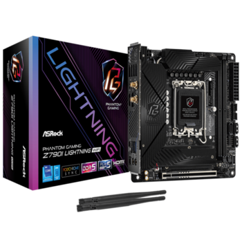 Материнская плата ASRock Z790I LIGHTNING WIFI (LGA1700/Z790/2xDDR5/mini-ITX/HDMI) (Z790I LIGHTNING WIFI)
