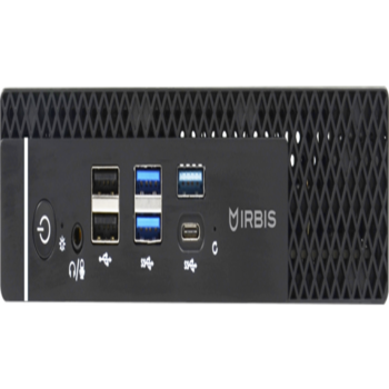 Персональный компьютер IRBIS Smartdesk, Mini (uSFF) i5-12400 (6C/12T - 2.5Ghz), 1x16GB DDR4, 512GB SSD M.2, Intel UHD, NoWIFI/BT, 1xCOM, 9xUSB-A, USB KB+Mouse, fTPM, DOS 1Y (совместим с Astra Linux SE 1.7/1.8)