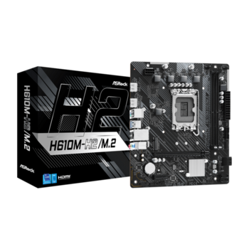 Материнская плата ASRock H610M-H2/M.2 (LGA1700/H610/2xDDR4/mATX/HDMI) (H610M-H2/M.2)