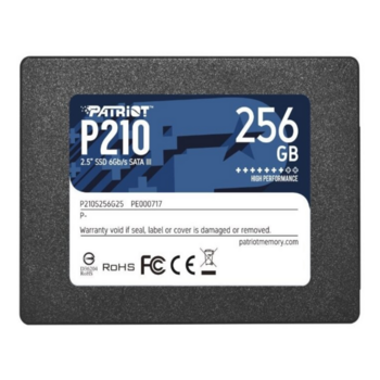 Твердотельный накопитель Patriot SSD P210 256GB SATA3 2.5" R500/W400 TBW 120TB 3D NAND