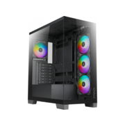 Корпус Azza COVE черный без БП ATX 6x120mm 2x140mm 1xUSB2.0 1xUSB3.0 audio bott PSU