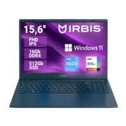 IRBIS Breeze [15NBC1015M] Dark Blue 15.6"{FHD N100/16GB/512GB SSD/WPro}