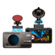 Видеорегистратор с радар-детектором TrendVision DriveCam Real 4K Signature LNA GPS ГЛОНАСС черный