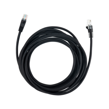 Патч-корд Buro UTP 4 пары cat.5E CCA molded 5м черный RJ-45 (m)-RJ-45 (m)