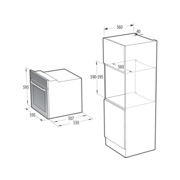 Духовой шкаф Электрический Gorenje BO6737E03AWG белый