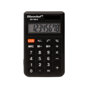 Калькулятор карманный Silwerhof SH-100-8 черный 8-разр.