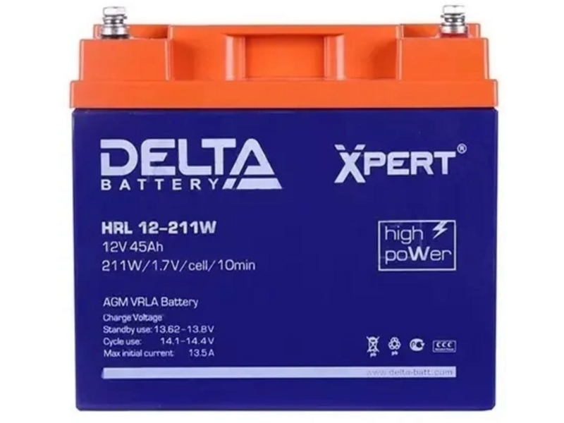 Батарея для ИБП Ippon HRL12-211W Delta Xpert 12В 45Ач