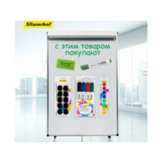 Флипчарт Silwerhof Daily лак 70x100см на треноге белый лоток для аксессуаров