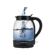 Чайник электрический Polaris PWK 1797CGL 1.8л. 2200Вт черный корпус: пластик/стекло