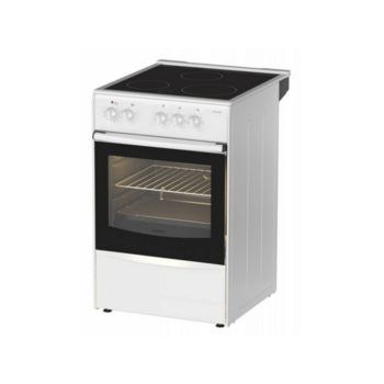 Плита Электрическая Darina 1B EC 331 606 W белый/черный стеклокерамика (без крышки)