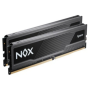 Оперативная память Apacer DDR5 32GB 6400MHz DIMM NOX Black Gaming Memory CL36 1.4V Kit (2x16GB) Heat Sink (Retail) 2048*8 3 years (AH5U32G64C652MBAA-2)