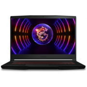 Ноутбук MSI GF63 Thin 12UCX-1048XRU Core i5 12450H 8Gb SSD256Gb NVIDIA GeForce RTX 2050 4Gb 15.6" IPS FHD (1920x1080) FreeDOS black WiFi BT Cam (9S7-16R821-1048)